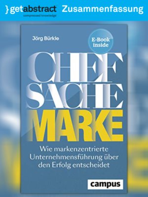 cover image of Chefsache Marke (Zusammenfassung)